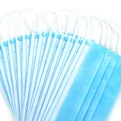 Di BFE di protezione delle maschere maschera medica eliminabile blu del tessuto 50pcs Earloop non