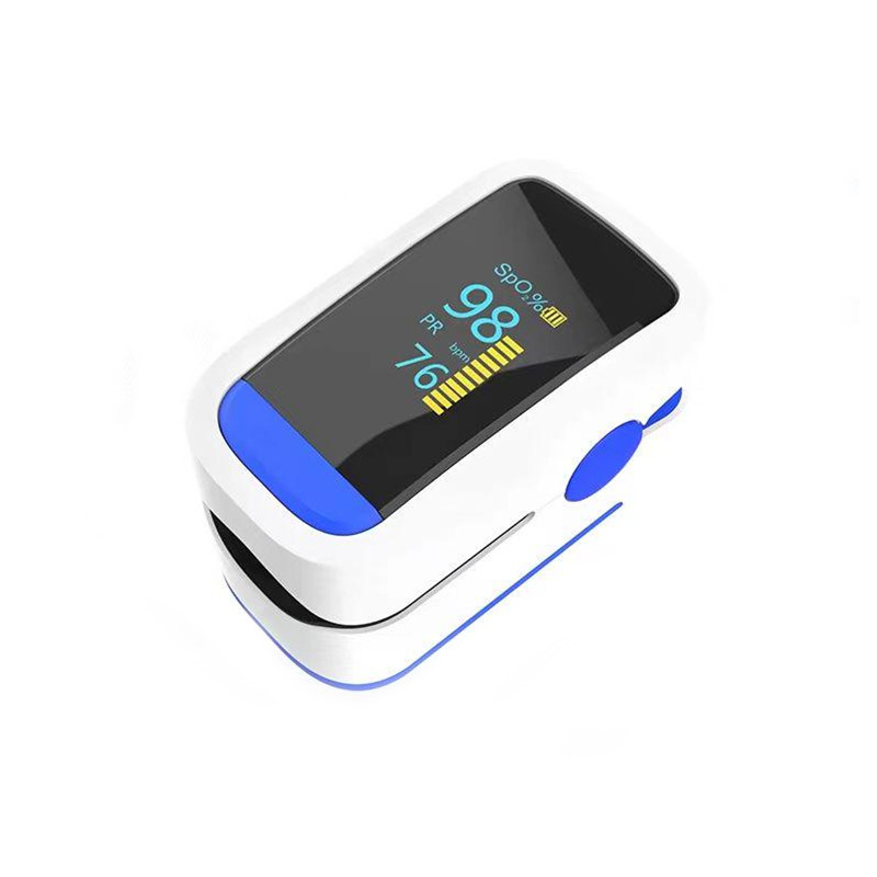 Schermo veloce di colore OLED di misura quattro dell'ossimetro di impulso della clip del morbo di Raynaud blu e